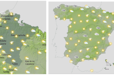 Hoy lunes tormentas y viento en Navarra y zonas del noreste de España