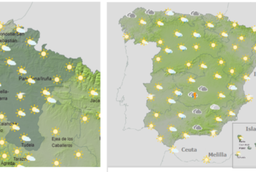 Hoy martes, rachas de viento en Navarra, tormentas y altas temperaturas en gran parte de España