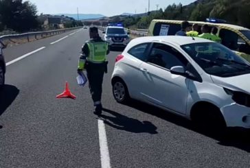 Localizado el conductor que causó un accidente en sentido contrario en Cirauqui