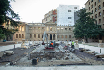 El jardín del Palacio de Navarra potenciará la eficiencia energética y ampliará los usos y accesos
