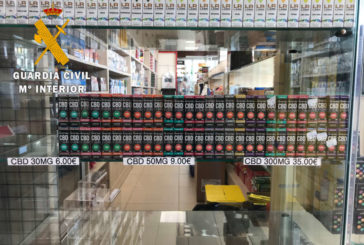 Intervenidas 1.306 dosis de vapeo de CBD en un producto prohibido para consumo
