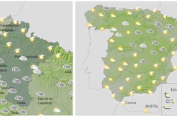 El tiempo hoy martes