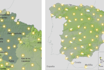 El tiempo para hoy sábado