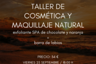 AGENDA: 25 de septiembre, en centro Biosphere Holistic Center, taller de cosmética natural