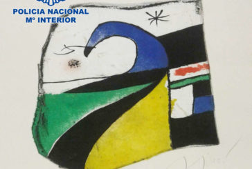 Policía Nacional localiza una obra de Joan Miró cuando iba a ser subastada en Londres