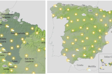 El tiempo hoy domingo