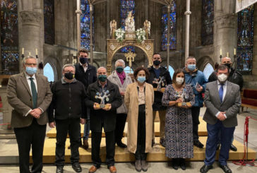Homenaje en Roncesvalles a los fallecidos por coronavirus en residencias de mayores
