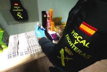 La Guardia Civil incauta cientos de  productos prohibidos en el Aeropuerto de Noain-Pamplona