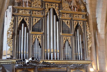 Miranda de Arga acoge un concierto del ciclo de órgano y una charla sobre el instrumento del siglo XVIII de su Iglesia