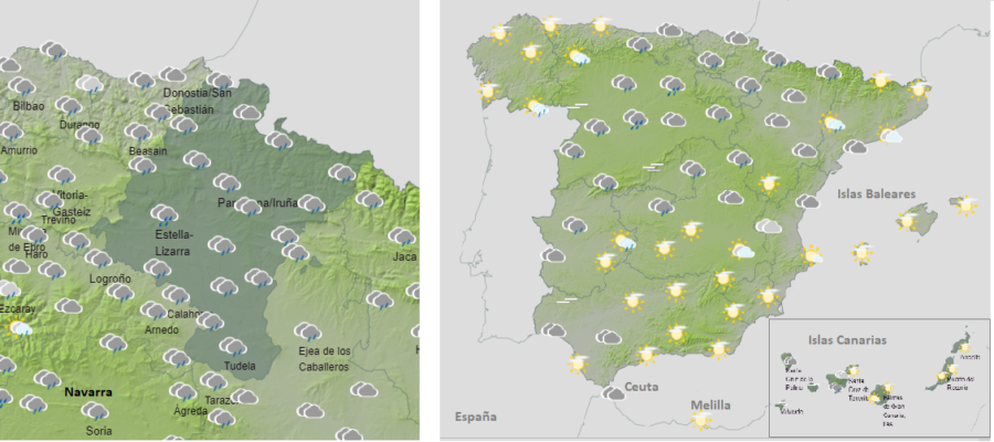 El tiempo para hoy martes