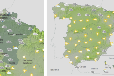 El tiempo hoy sábado