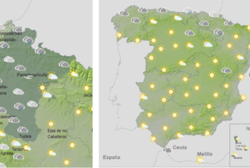 El tiempo para hoy lunes