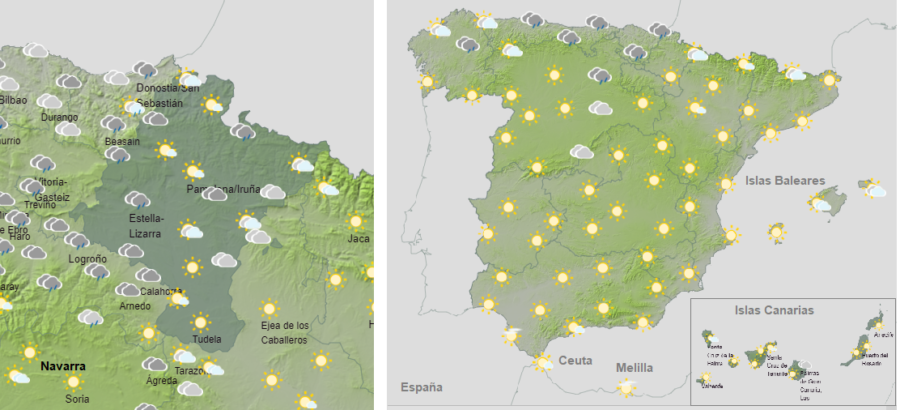 El tiempo para hoy jueves