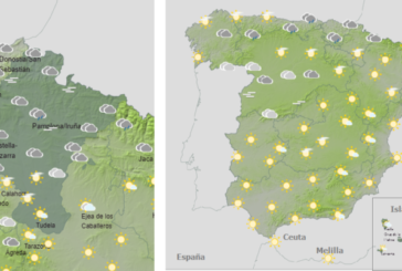 El tiempo hoy jueves