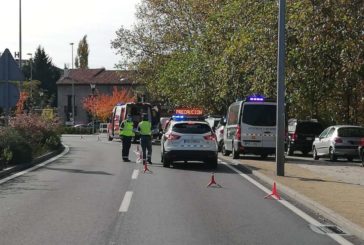 Trasladado al CHN un ciclista tras una caída en la calzada en Huarte