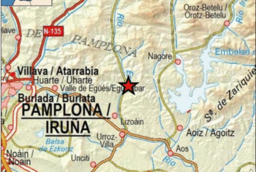 Sacuden Navarra 2 terremotos de 4,6 y 4,4 grados, con epicentro en Lizoáin, que se sienten en otras comunidades
