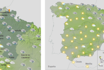 El tiempo hoy sábado con riesgo por viento y lluvias en el litoral Cantábrico