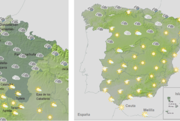El tiempo hoy martes