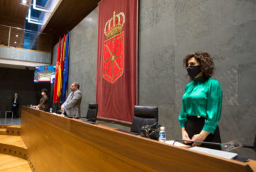 El Parlamento de Navarra guarda un minuto de silencio por las víctimas de 