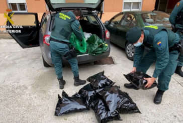 Detenido en Cizur con 8,8 kg de marihuana en el maletero