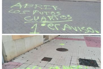 Aparecen pintadas en Cintruénigo 