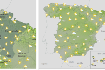 El tiempo hoy martes