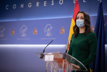 Arrimadas anuncia el voto en contra de Ciudadanos a los Presupuestos