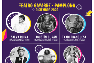 A la venta las entradas para los 6 espectáculos de humor organizados por el Ayuntamiento en el Teatro Gayarre
