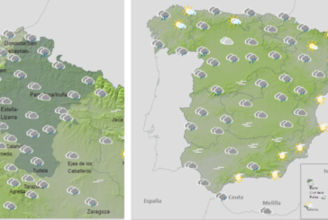 El tiempo hoy viernes con lluvias, deshielo y aludes