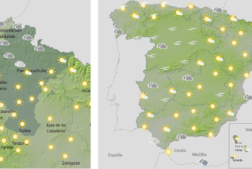 El tiempo hoy jueves