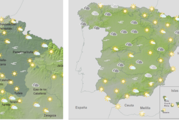 El tiempo para hoy domingo