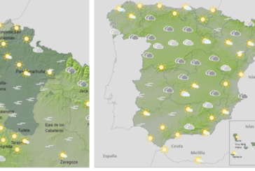 El tiempo hoy martes