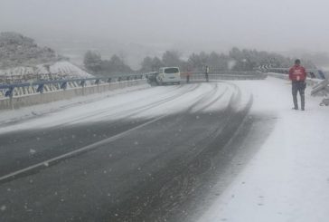 El temporal de nieve 'Filomena' dificulta la circulación sin causar incidencias importantes en Navarra