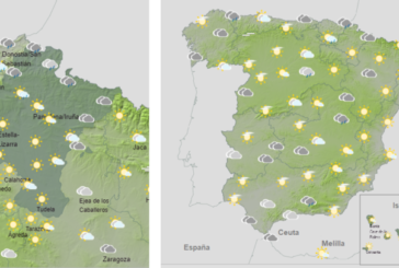 El tiempo hoy domingo con viento, nevadas y deshielo.
