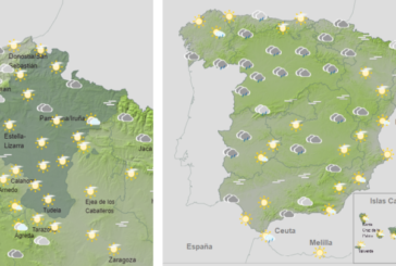El tiempo hoy jueves