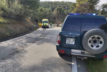 Trasladado un motorista al CHN tras sufrir un accidente cerca de Carcastillo (Navarra)