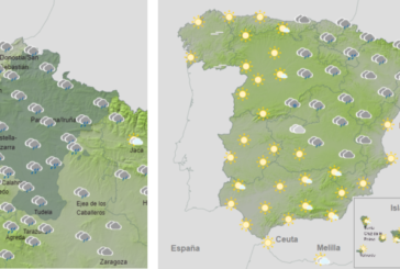 El tiempo para hoy lunes