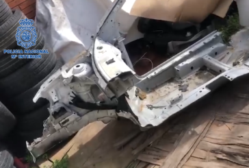 Arrestados en Madrid por falsificar la documentación con coches siniestrados