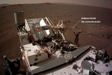 La antena española HGAS del rover Perseverance, a pleno rendimiento en Marte