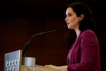 Ayuso tras la dimisión de Iglesias: 