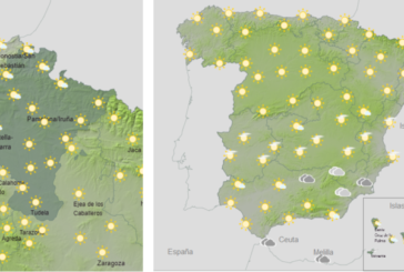 El tiempo para hoy sábado