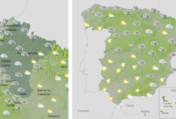 El tiempo hoy jueves con predominio de nieve y viento