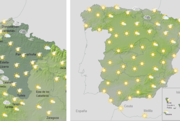 El tiempo hoy lunes
