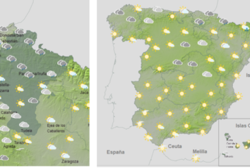 El tiempo hoy domingo