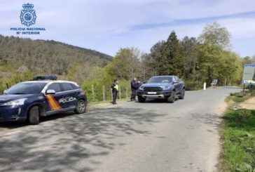 Policía Nacional española y francesa controlan el paso transfronterizo de Dancharinea