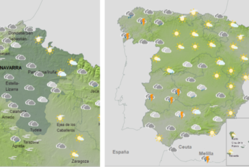 El tiempo para hoy domingo