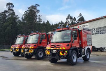 Tres nuevos vehículos para los parques de Bomberos de Tafalla, Estella y Oronoz