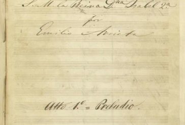 El Archivo de Navarra acoge una microexposición sobre el compositor Emilio Arrieta