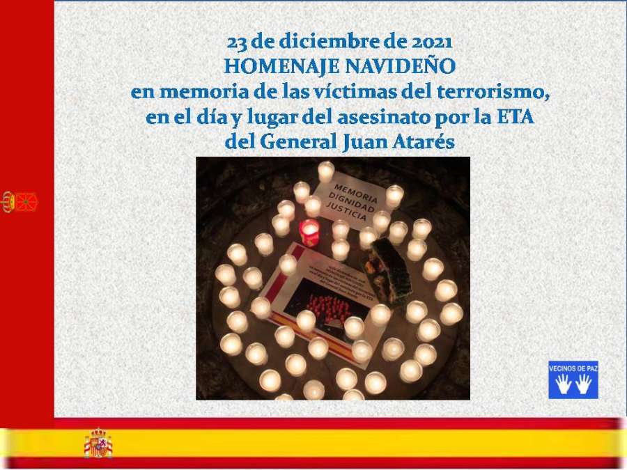 Un Belén con velas, homenaje Navideño a la Víctimas del terrorismo etarra