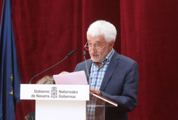 Pedro Salaberri recibe el Premio Príncipe de Viana